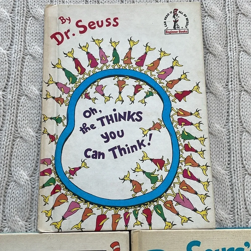 Dr. Seuss vintage hardbacks. ABC, The Foot Book, Oh, the thinks you can think
